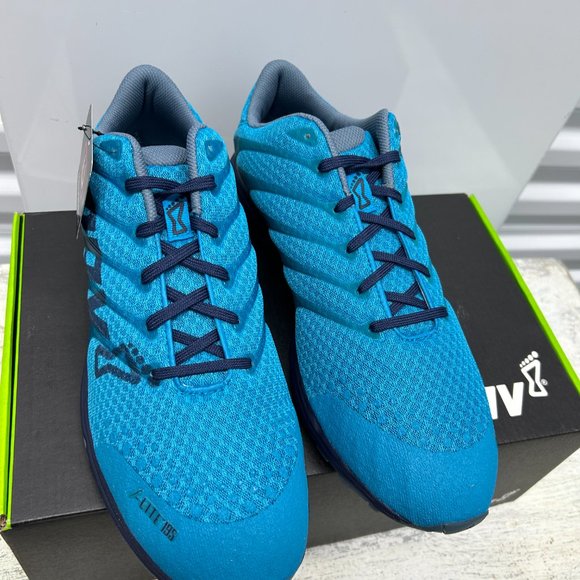 Inov-8 F-LITE 195 (Men): Elevate Your Workouts with Blue/Navy/Mirage Style - Picture 2 of 7